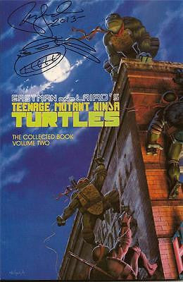 MIRAGE TMNT TEENAGE MUTANT NINJA TURTLES COLLECTED BOOK #2 UNREAD SIGNED LAIRD